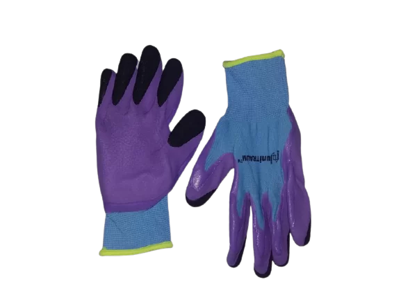Перчатки садовые (полиэстер), плотность 13G, синии. Размеры: 8-M, 9-L..