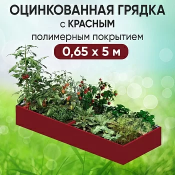 Грядка красная (0,65 х 5)